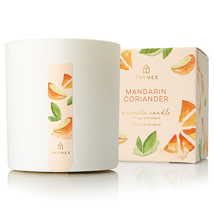 Luxury Mandarin Coriander Poured Candle