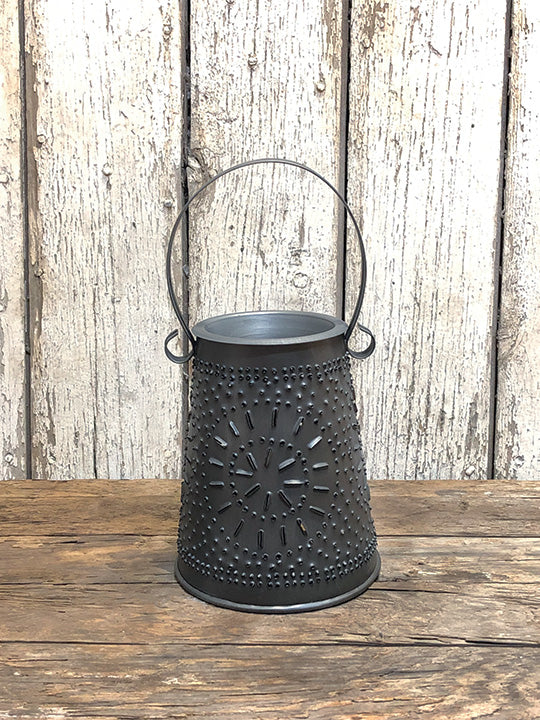 Antiqued Punched Tin Wax Melter